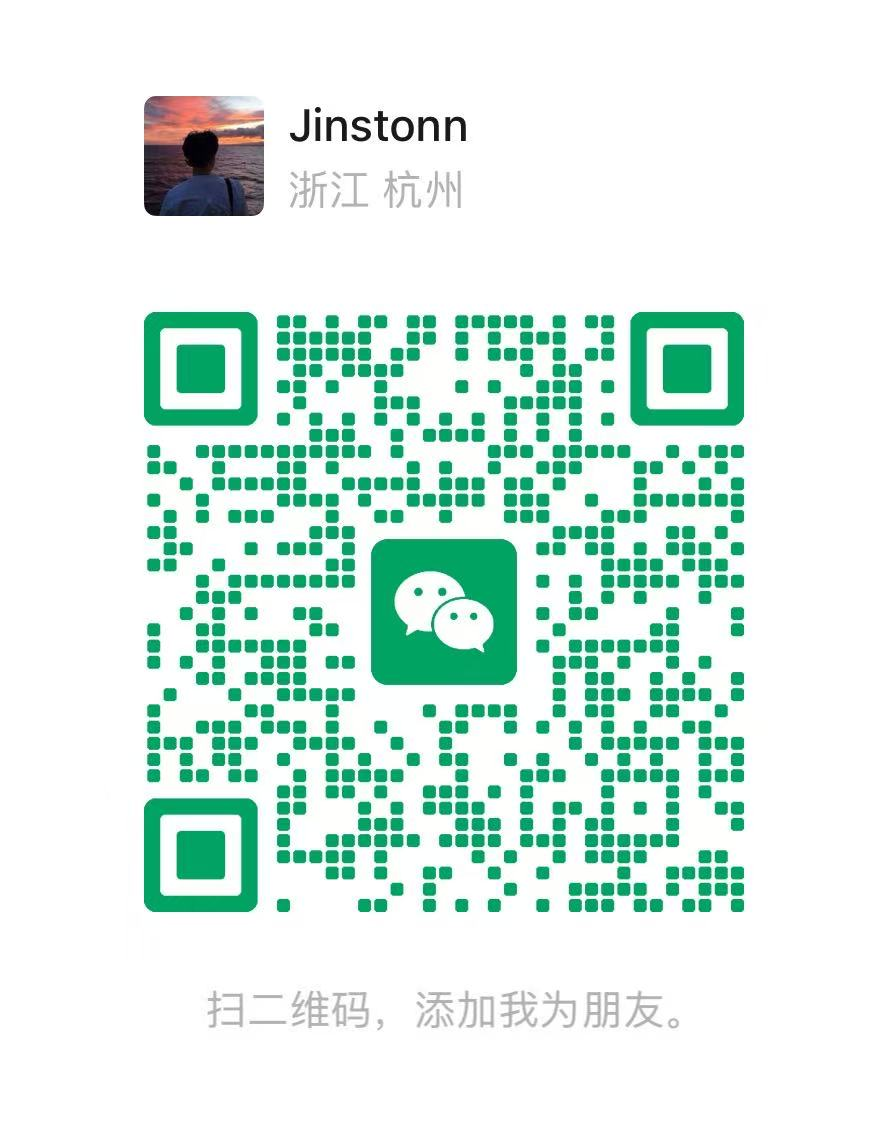 Jinstonn’s WeChat friend QR code